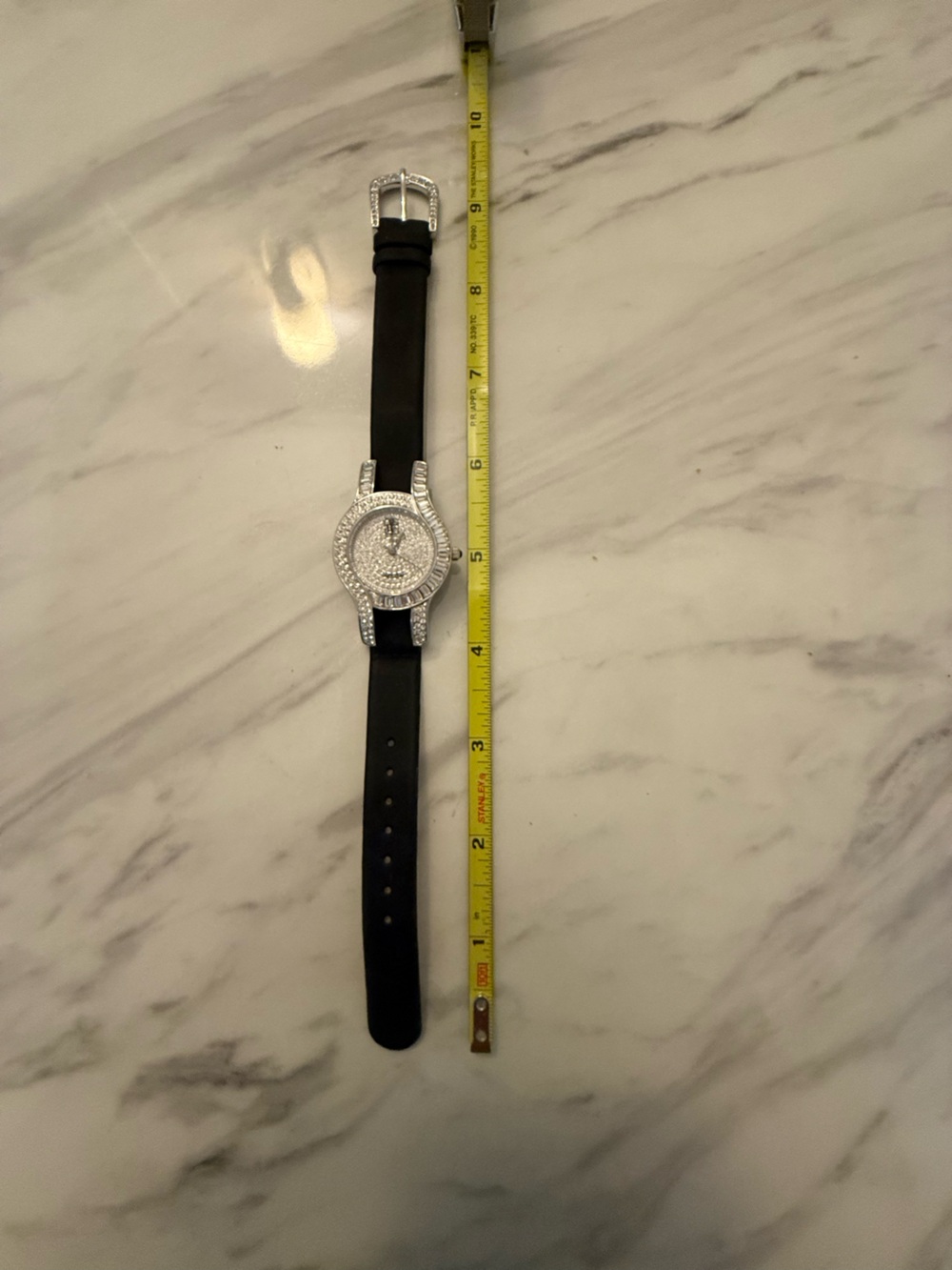 Victoria Wieck Silver Crystal Pavé Watch - Picture 4 of 8